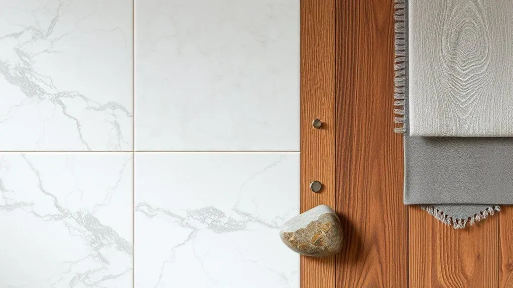 aesthetic finishing materials selection