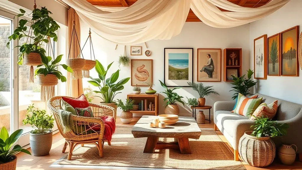 boho interior design elements