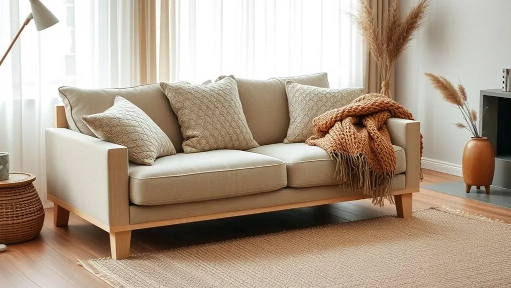 cozy textile materials selection