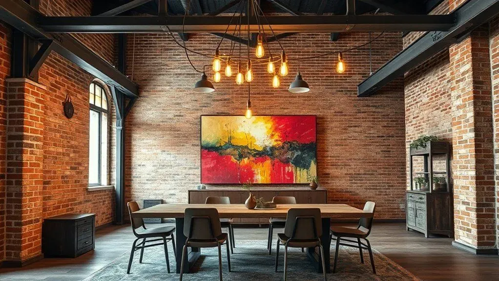 industrial style design features