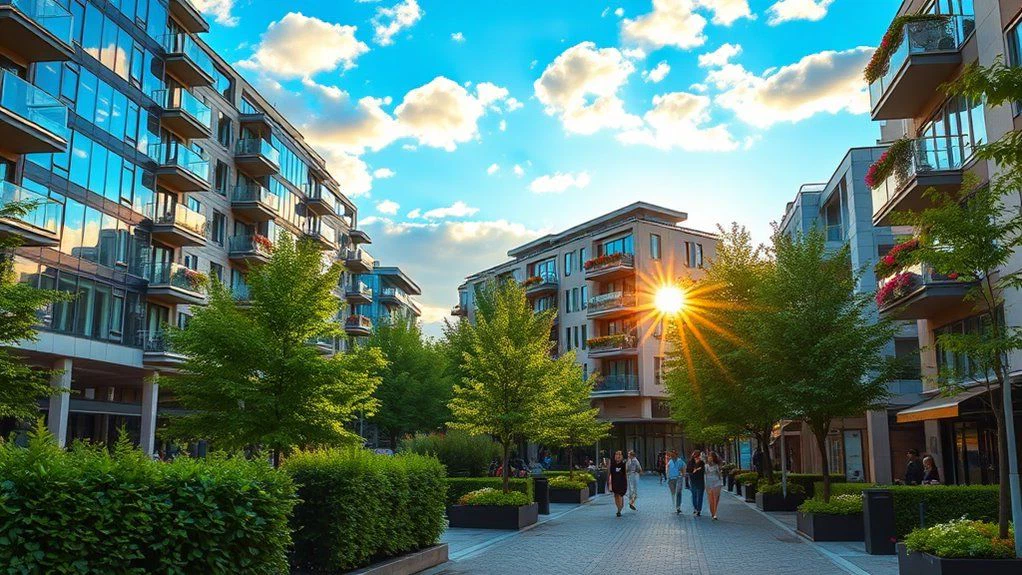 old town district area